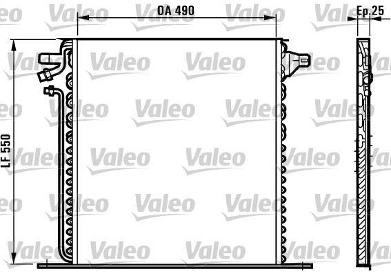 KLIMA RADYATORU MERCEDES VITO W638 - VALEO - OEM A6388350170
