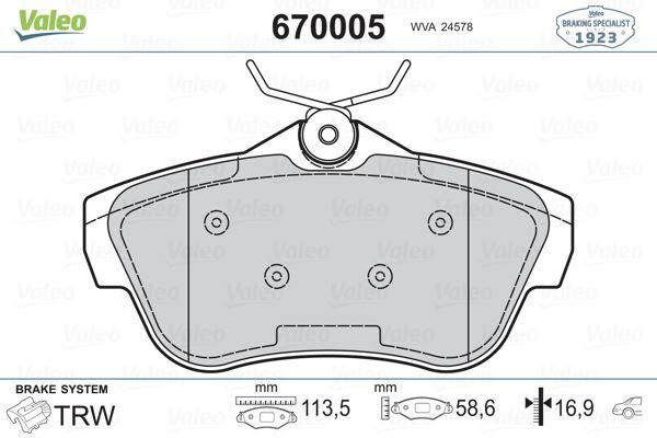 ARKA BALATA JUMPY 07=>SUCUDO 07=> EXPERT TEPEE 07=> - VALEO - OEM 1673601480