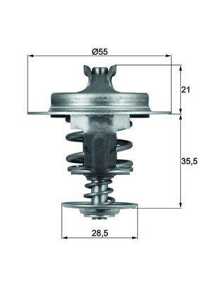 TERMOSTAT LGN 2.2 DZL (96-01) -PARTNER-P406-P307 2.0 HDI - MAHLE - OEM 7700868274