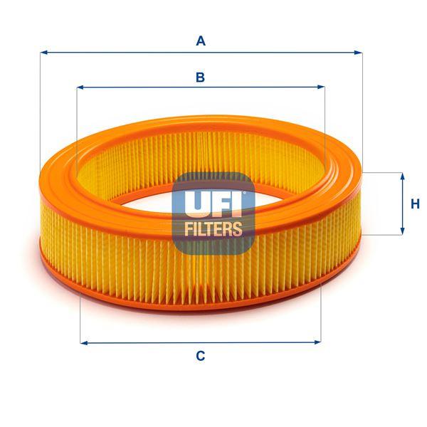 HAVA FİLTRESİ R9-R11-R19 1.4 - UFI - OEM 7700722657