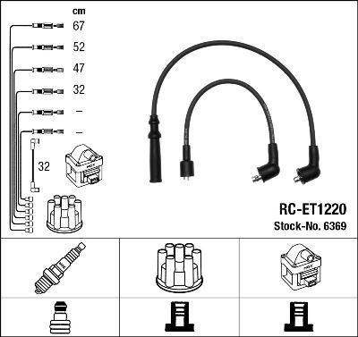 RC-ET1220 ATEŞLEME KABLOSU - NGK