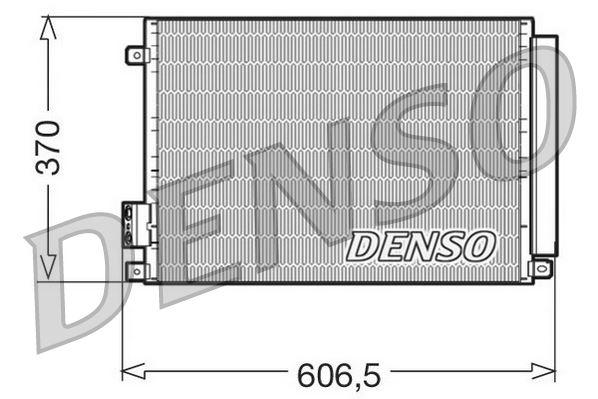 KLIMA RADYATORU FIAT 500 09> PANDA 12> FORD KA 08> LANCIA YPSILON 11> 0.9T 1.2 1.3D MTJ 1.4 - DENSO - OEM 51786211