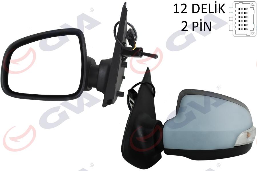 DIS DIKIZ AYNASI CLIO SYMBOL 2012 > SOL MANUEL SINYALLI ASTARLI - DE-GA - OEM 963028691R