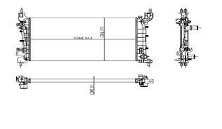 RADYATÖR LINEA 1.4 MPI - OP - OEM 51784706