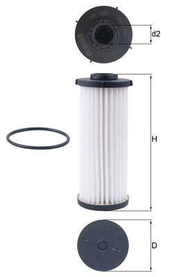 OTOMATİK ŞANZIMAN FİLTRESİ VW GOLF-TİGUAN-JETTA-PASSAT 10> FORD CONNECT 24> - MAHLE - OEM VWN3CA