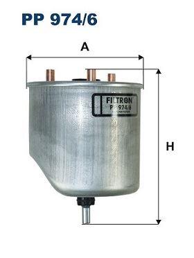 YAKIT FİLTRESİ P207 1.4-1.6 HDİ-P308-P508-P3008-P5008-PARTNER TEPEE-BERLINGO-C3-C4 1.6 HDİ - FILTRON - OEM 1906.E6