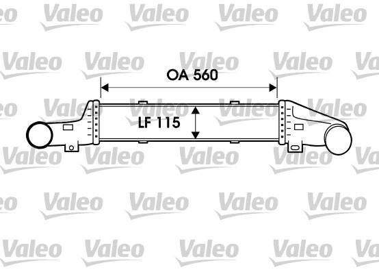 TURBO RADYATÖRÜ MERCEDES W210 S210 - VALEO - OEM 2105001400
