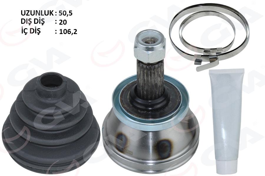 AKS KAFASI DIŞ POLO-CORDOBA-FABİA 1.2 (99-) BMD-AWY-BBM-AZQ-BME 1.2 - GVA - OEM 6Q0498099A