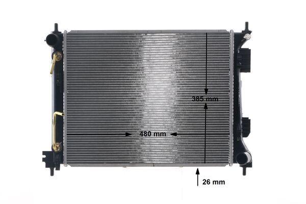 Kühlmittelkühler HYUNDAI I20 1.4 D AT(08-) - MAHLE