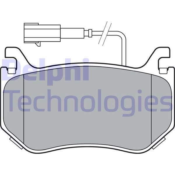 FREN BALATASI ARKA ALFA ROMEO GIULIA 15> STELVI - DELPHI - OEM 77367666