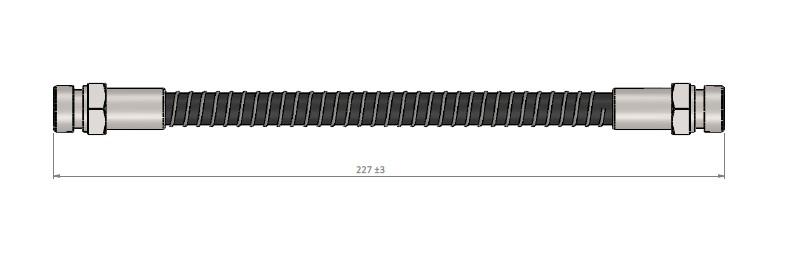 FREN HORTUMU SAG ARKA GETZ (TB) - CAVO - OEM 587381C000