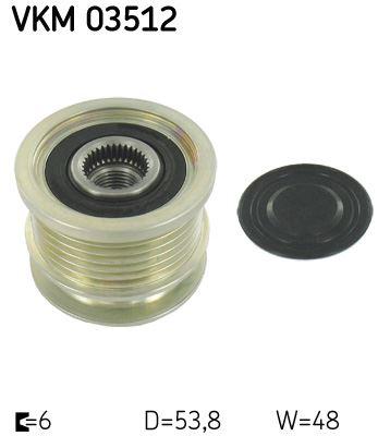 ALTERNATÖR KASNAĞI (RULMANLI) ASTRA J-INSIGNIA-ZAFIRA TOURER C 2.0 CDTI (6 KANAL) - SKF - OEM 1204291