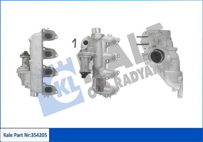 EMME MANİFOLDU EGR`Lİ FORD CONNECT 07> 1.8 TDCİ 90-110 PS (VAKUMSUZ TİP) - KALE - OEM 4M5Q