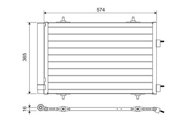 KONDENSER P508 C5 - VALEO - OEM 6455-JC