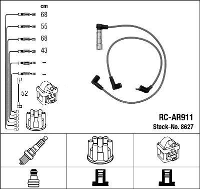 RC-AR911 ATEŞLEME KABLOSU - NGK