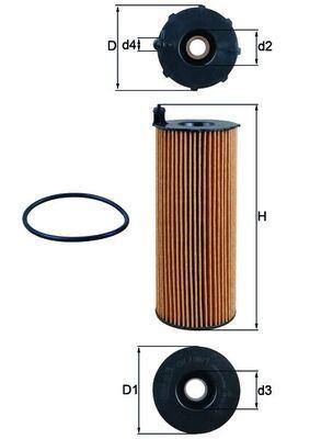 YAG FILTRESI LAND ROVER RANGE ROVER 368DT L320 L322 - MAHLE - OEM LR002338