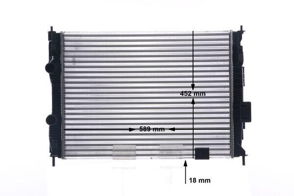 Kühlmittelkühler NISSAN QASHQAI 2007>2010 - MAHLE