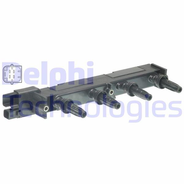 ATEŞLEME BOBİNİ P206-P307-P406-P407-P807-C4-C5-EXPERT-JUMPY SCUDO ULYSSE 2.016V 2.0S16 - DELPHI - OEM 9634131480