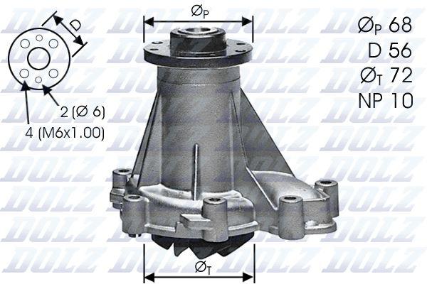 DEVIRDAIM POMPASI MERCEDES OM601>OM606 W124 S124 W202 S202 W210 S210 W140 W463 - DOLZ - OEM A6052000820