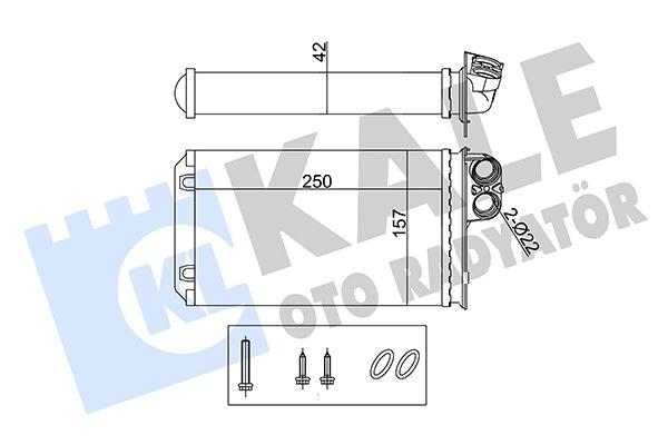 KALORIFER 406KALORIFER MEKANIK - KALE - OEM 6448G9