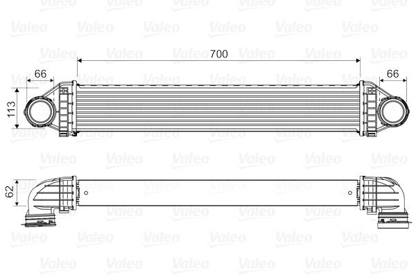TURBO RADYATÖRÜ MERCEDES A CLASS (169) - VALEO - OEM 1695000000