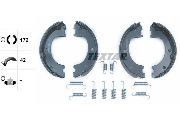 FREN BALATASI ARKA (PARK FRENI) MERCEDES SPRINTER B906 . VW CRAFTER 30-35-50 CIFT TEKER. YAYLI - TEXTAR - OEM A9064200420