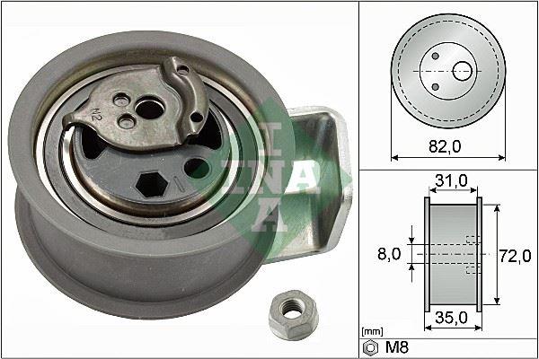 EKSANTRİK GERGİ RULMANI POLO-PASSAT-CORDOBA 1.4-1.9 TDI (AMF-AUY-ASZ-AVF) - INA - OEM 045109243C