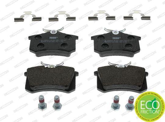ARKA BALATA FLUENCE-MEGANE II-III-P207-P308-P307-PARTNER-BERLINGO-C2-C3-C4-CROSSLAND- BORA-PASSAT 97>GOLF IV-V-POLO (87x52,9x17) - FERODO - OEM 1J0698451P