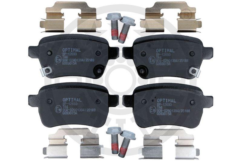 ARKA FREN BALATASI OPEL CORSA E 14>19 ADAM 14 - OPTIMAL - OEM 95517078