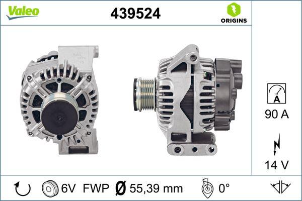 ALTERNATÖR 90A (KLİMALI) CORSA C-ASTRA G-H-MERIVA A-TIGRA-AGILA-NEMO-BIPPER-GRANDE PUNTO- FIORINO-DOBLO 1.3 JTDI - VALEO - OEM 93193612