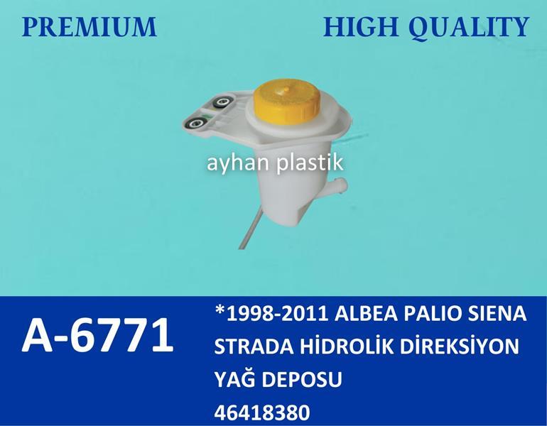 HİDROLİK DİREKSİYON YAĞ DEPOSU (KAPAKLI) PALIO-STRADA-SIENA-ALBEA-DOBLO-FIORINO 1.3 MTJ - AYHAN - OEM 46418380