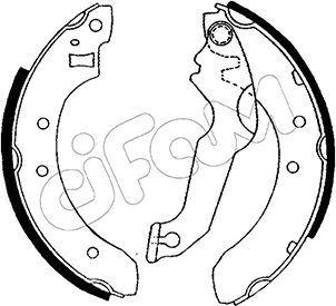 FREN PABUCU FORD EUROPE / RELIANT O / ESCORT III VAN (AVA) : 1.1;1.3;1.6;1.6 D / ESCORT IV (GAF.AWF. - CIFAM - OEM 6113131