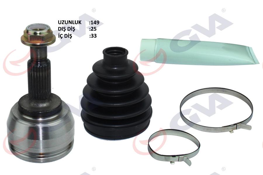AKS KAFASI DIŞ ÖN MEGANE 3-FLUENCE 1.5 DCİ 6/5 VİTES (09-) (25x33x52.7) 148mm - GVA - OEM 8200725502
