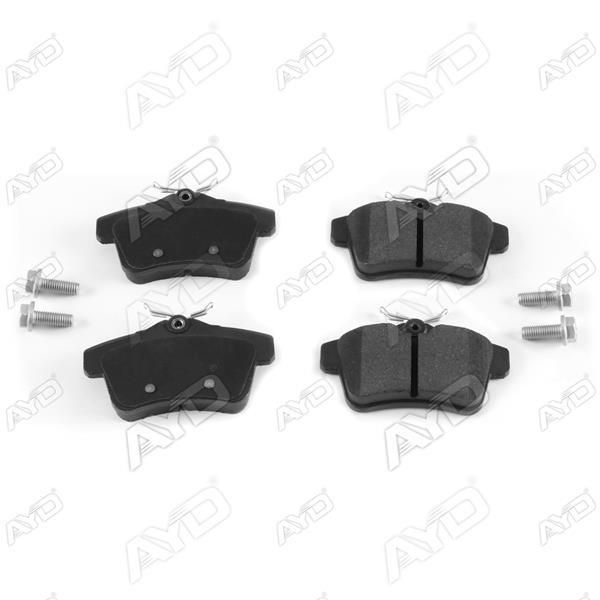 ARKA FREN BALATASI PEUGEOT P3008 09>16 P5008 09>17 P508 10>18 P308 GTI-RZC 10>14 CITROEN C4 09>16 - AYD - OEM 1608681680