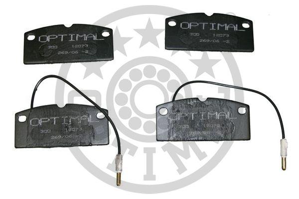 FREN BALATA SETİ - DİSKLİ FREN AIXAM 400 500 HATCHBACK A.721 A.741 A.751 LIGIER AMBRA BE UP N OVA; PIAGGIO M500 1996/12 2006/12 - OPTIMAL - OEM 6G065