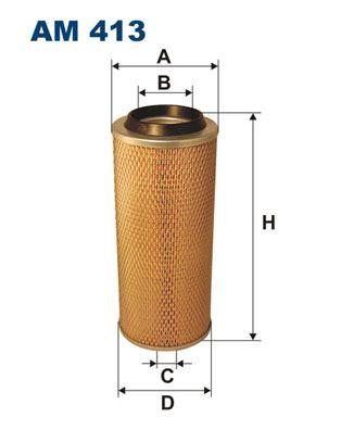 HAVA FİLTRESİ VW TRANSPORTER/BUS (T3) 1.6 TD 70HP 08/84-07/92 - FILTRON - OEM 9974136