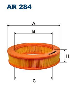 HAVA FİLTRESİ RENAULT EXPRESS-R4-R5 II-R9-RAPİD-SUPER 5 - FILTRON - OEM 1444K6