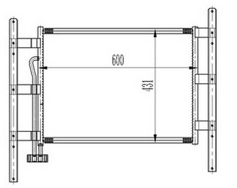 KLİMA KONDENSERİ MAN F 2000 94=> (OTO.-MEK.) — ORIS CMA030016 - ORIS - OEM 81619200017