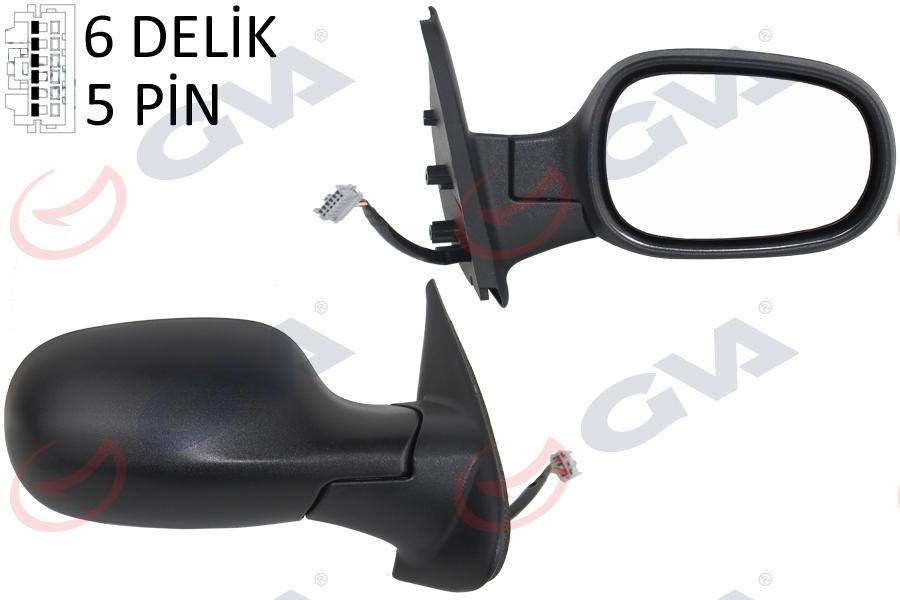 DIŞ DİKİZ AYNASI SAĞ MICRA 03> ELEKTRİKLİ+ISITMALI+KONVEKS 5 FİŞ VM-222 EHR - GVA - OEM 96301AX925
