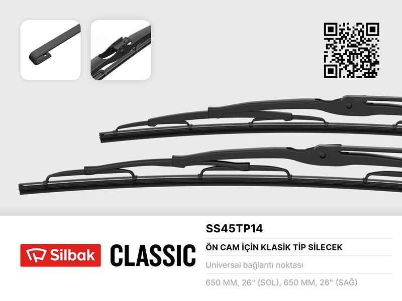 SİLECEK SÜPÜRGESİ 650MM RENAULT TRUCKS C-SERİSİ 13> 380 520 CH-RENAULT TRUCKS T SERİSİ HİGH SLEEPER 13> 440 520 CH - SILBAK