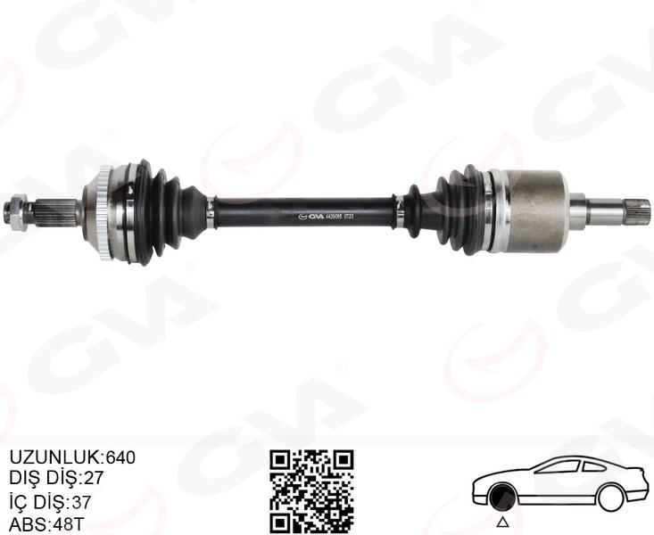 KOMPLE AKS SOL ON FIAT SCUDO (220P) 1.9 TD(96-06)ABSLI - GVA - OEM 9617408188