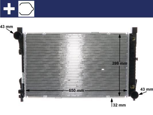 Kühlmittelkühler MB C-CL. (W203) 00- - MAHLE