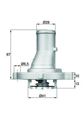 (C50487) TERMOSTAT (KOMPLE) PALIO 97=> DOBLO 00=> 1.2IE 75HP 87 C - MAHLE - OEM 7545958