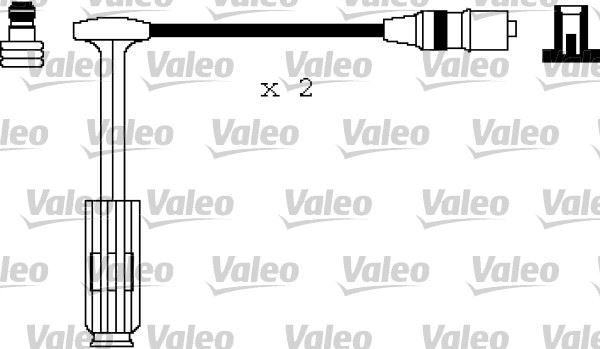 ATESLEME KABLOSU SETI MERCEDES M111 W202 S202 C208 A208 W210 S210 W163 R170 - VALEO - OEM A1101591818