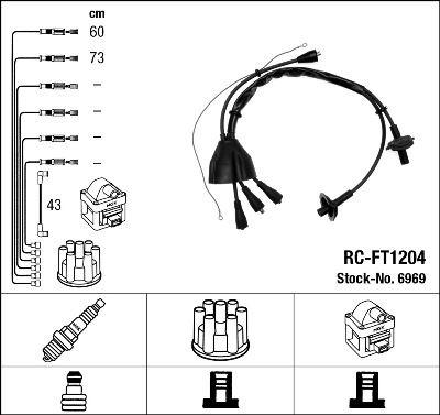 RC-FT1204 ATEŞLEME KABLOSU - NGK