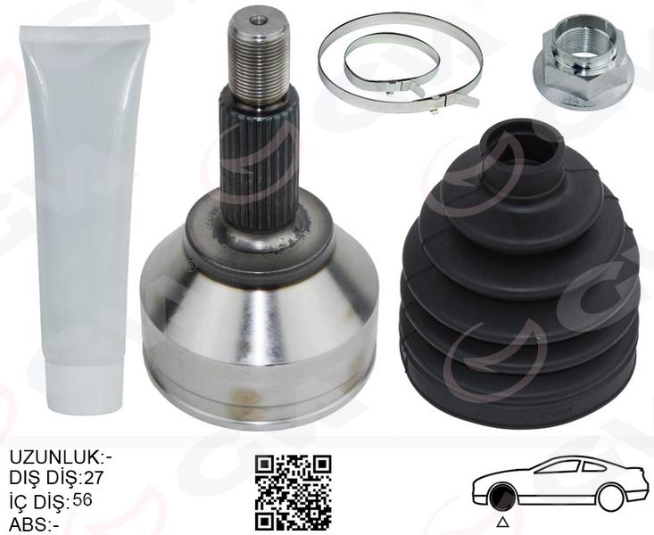 ÖN AKS KAFASI DIŞ SAĞ-SOL MONDEO III 2.0TDCI-2.0 BENZ. 00>07 - GVA - OEM 1S7W3B413DA