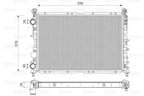 RADYATOR 155 TWIN - VALEO - OEM 46556323