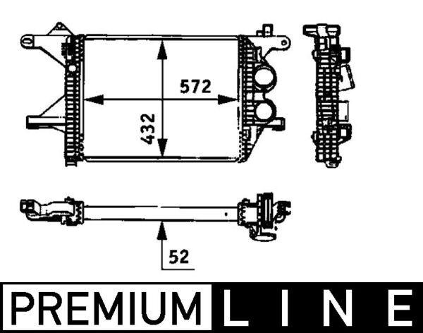 Ladeluftkühler MB T2 - MAHLE