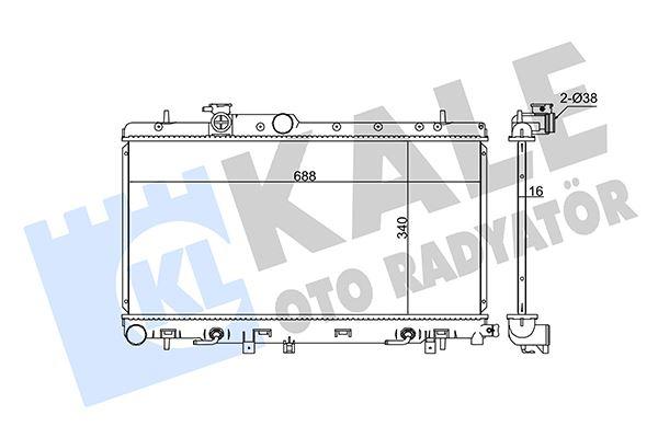 RADYATOR IMPREZA AL PL BRZ - KALE - OEM 45111FE110