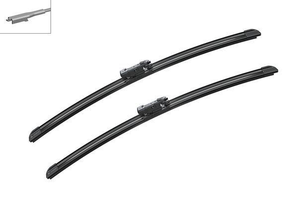 SILECEK SUPURGESI TAKIMI 500mm / 500mm BMW E81 E82 E87 E88 - BOSCH - OEM 61610420549